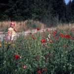 Carrie with flowers