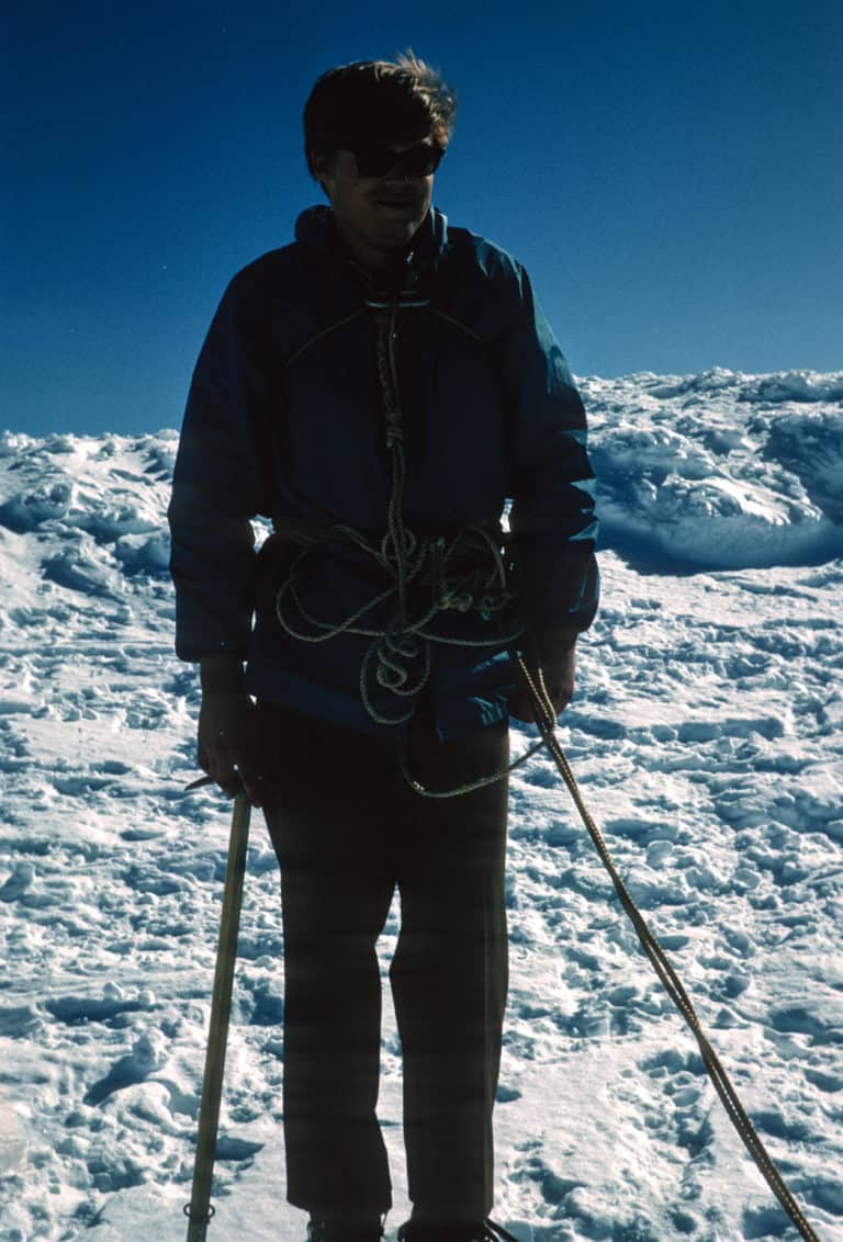 Brian during a mountain climb