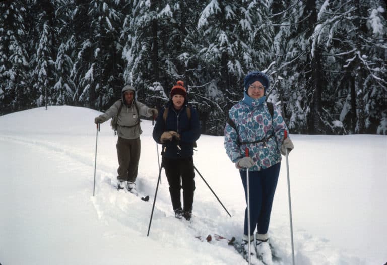 Brian cross country skiing